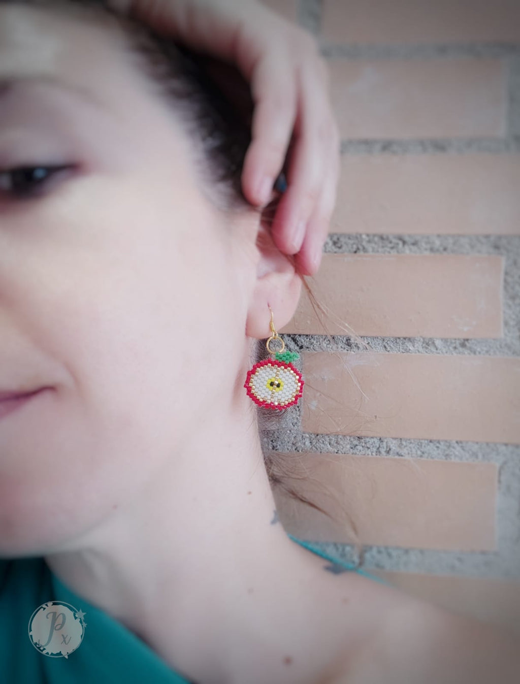 Pendientes manzana