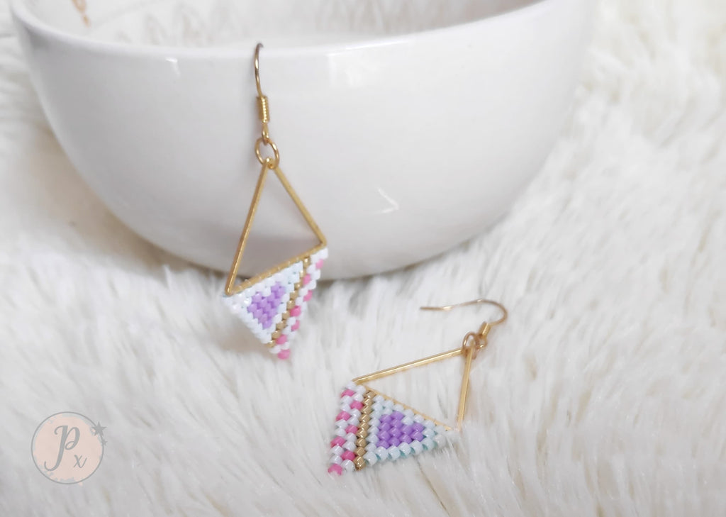 Pendientes purplecuore