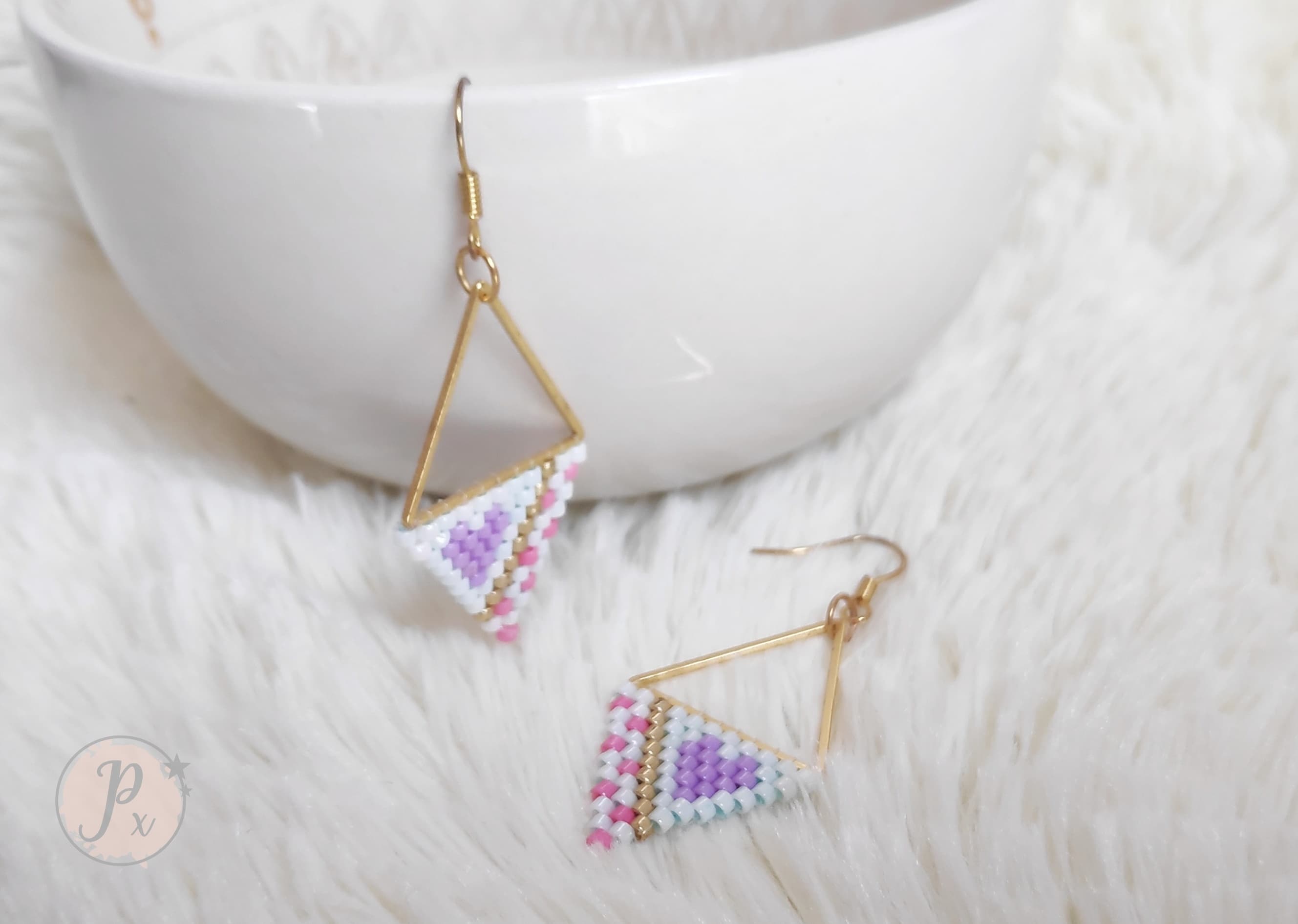 Pendientes purplecuore